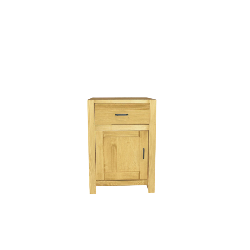 élément de cuisine bas 60 cm 1 Porte + 1 tiroir MORZINE en Pin Massif Cuisine Morzine meublespin.fr - mobilier et de décoration de style montagne ou chalet- meubles en pin, mobilier en bois massif de qualité, canapés convertibles - https://meublespin.fr