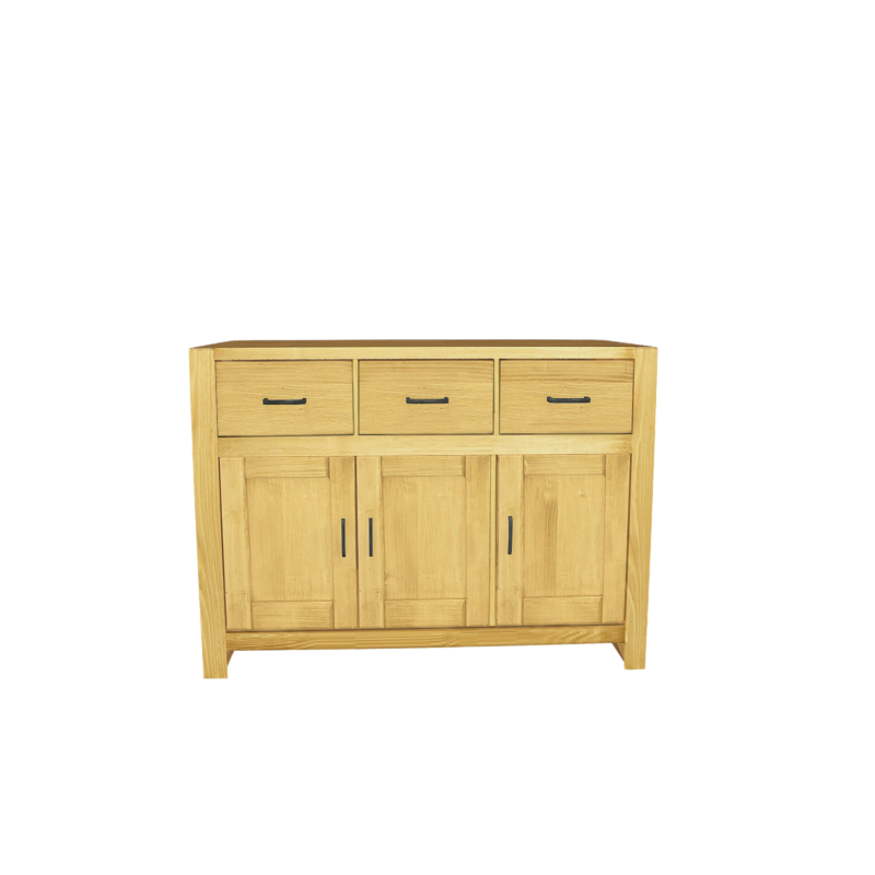 sous évier 120 cm 3 Portes + 2 faux tiroirs MORZINE en Pin Massif Cuisine Morzine meublespin.fr - mobilier et de décoration de style montagne ou chalet- meubles en pin, mobilier en bois massif de qualité, canapés convertibles - https://meublespin.fr
