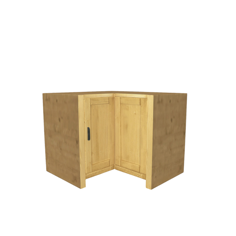 angle de cuisine bas 100 x 100 cm 1 Porte double MORZINE en Pin Massif Cuisine Morzine meublespin.fr - mobilier et de décoration de style montagne ou chalet- meubles en pin, mobilier en bois massif de qualité, canapés convertibles - https://meublespin.fr