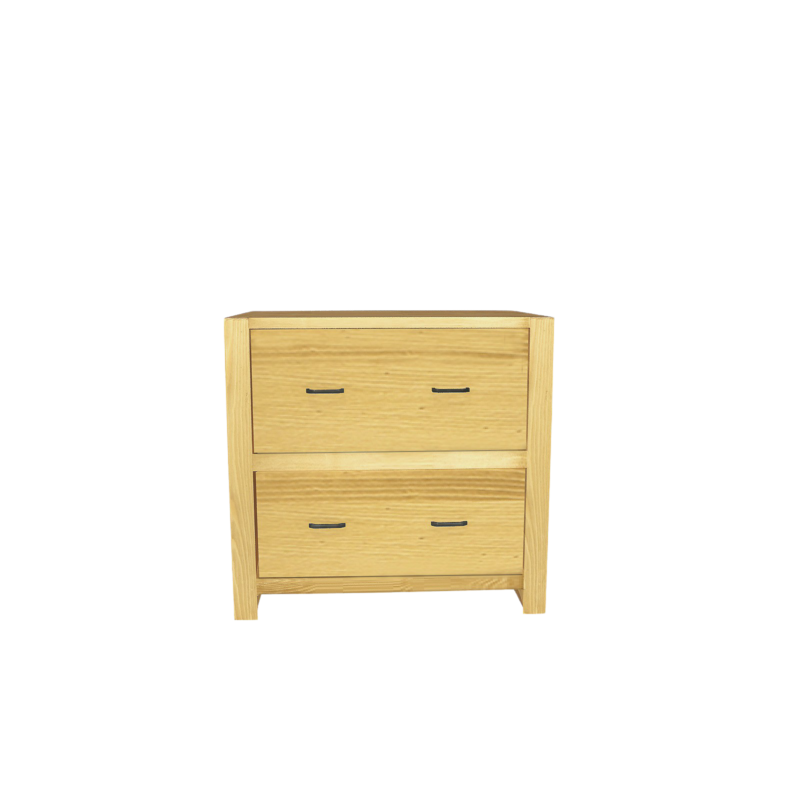 casserolier 90 cm 2 tiroirs MORZINE en Pin Massif Cuisine Morzine meublespin.fr - mobilier et de décoration de style montagne ou chalet- meubles en pin, mobilier en bois massif de qualité, canapés convertibles - https://meublespin.fr
