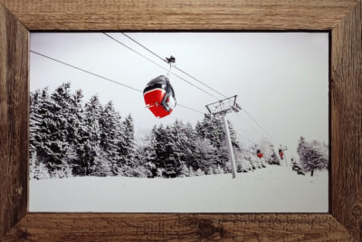 Tableau en Vieux Bois – Oeuf Rouge 75 x 50 cm Tableaux vieux bois meublespin.fr - mobilier et de décoration de style montagne ou chalet- meubles en pin, mobilier en bois massif de qualité, canapés convertibles - https://meublespin.fr