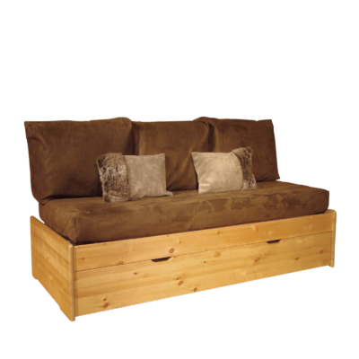 Lit Gigogne Montagne en Pin Massif avec couchages 80 x 190 cm - meublespin.fr - Lits gigognes Lit Gigogne Montagne en Pin Massif avec couchages 80 x 190 cm Lits gigognes meublespin.fr - mobilier et de décoration de style montagne ou chalet- meubles en pin, mobilier en bois massif de qualité, canapés convertibles - https://meublespin.fr