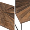 Table Basse Shanil en Bois & Métal 120 cm « Exclusivité WEB » Les tables basses meublespin.fr - vente de mobilier et de décoration de style montagne ou chalet- vente de meubles en pin et canapés convertibles - https://meublespin.fr