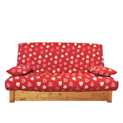 Clic-Clac Audrey 130 x 190 cm – Brison Rouge - meublespin.fr - Canapés Clic-Clac Montagne Clic-Clac Audrey 130 x 190 cm – Brison Rouge Canapés Clic-Clac Montagne meublespin.fr - mobilier et de décoration de style montagne ou chalet- meubles en pin, mobilier en bois massif de qualité, canapés convertibles - https://meublespin.fr