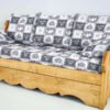 Canapé Gigogne en Pin Massif (Fabrication Française) –  Chatel Gris Canapés Gigognes Montagne meublespin.fr - vente de mobilier et de décoration de style montagne ou chalet- vente de meubles en pin et canapés convertibles - https://meublespin.fr