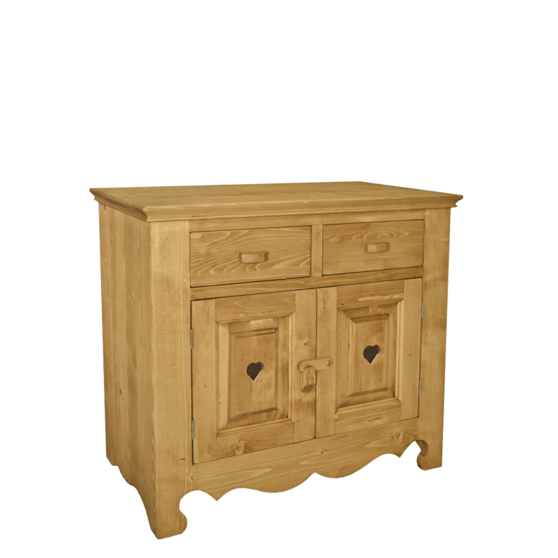 Buffet Bas Chamonix 2 Portes + 2 Tiroirs en Pin Massif 90 cm Buffets & bahuts en bois massif meublespin.fr - mobilier et de décoration de style montagne ou chalet- meubles en pin, mobilier en bois massif de qualité, canapés convertibles - https://meublespin.fr