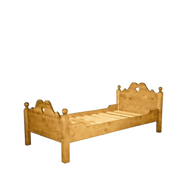 Lit Chamonix 90 x 190 cm en Pin Massif Chamonix meublespin.fr - vente de mobilier et de décoration de style montagne ou chalet- vente de meubles en pin et canapés convertibles - https://meublespin.fr