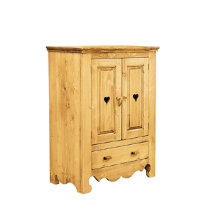Meuble à chaussures Chamonix 2 Portes 1 Tiroir en Pin Massif Chamonix meublespin.fr - vente de mobilier et de décoration de style montagne ou chalet- vente de meubles en pin et canapés convertibles - https://meublespin.fr