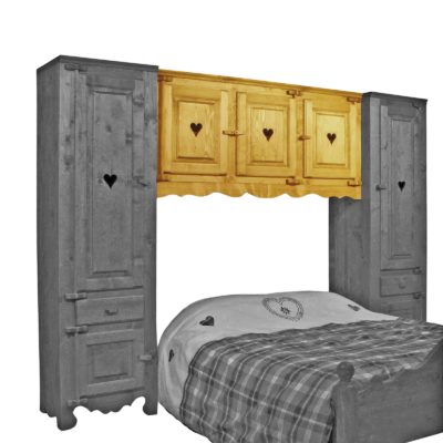 Élément Suspendu 3 Portes Seul 160 cm Chamonix meublespin.fr - mobilier et de décoration de style montagne ou chalet- meubles en pin, mobilier en bois massif de qualité, canapés convertibles - https://meublespin.fr