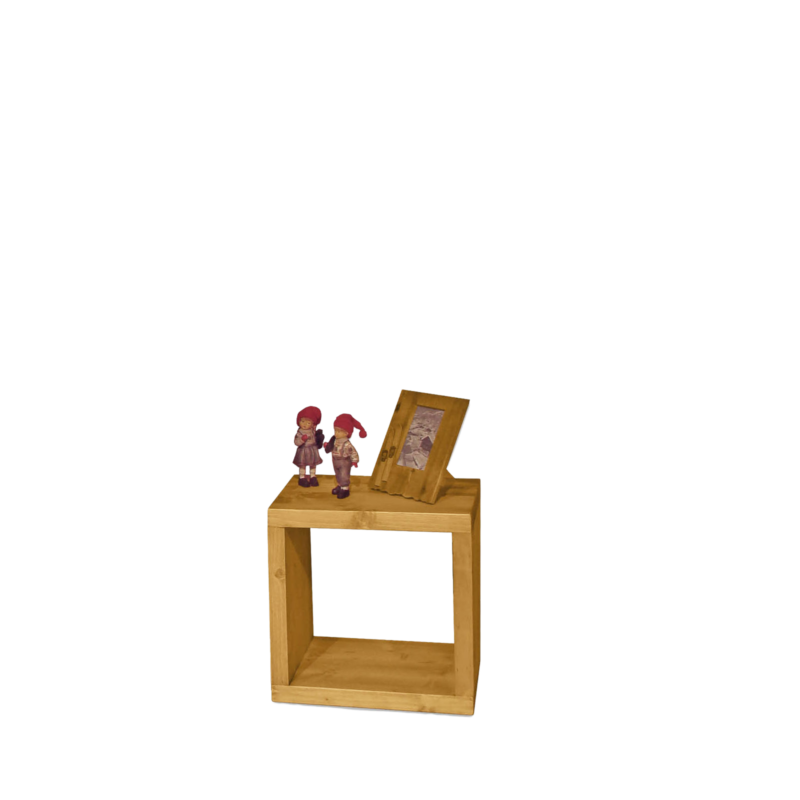 Étagère Cube en Pin Massif Chamonix meublespin.fr - mobilier et de décoration de style montagne ou chalet- meubles en pin, mobilier en bois massif de qualité, canapés convertibles - https://meublespin.fr