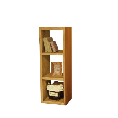 Étagère Cube 3 blocs en Pin Massif Chamonix meublespin.fr - mobilier et de décoration de style montagne ou chalet- meubles en pin, mobilier en bois massif de qualité, canapés convertibles - https://meublespin.fr