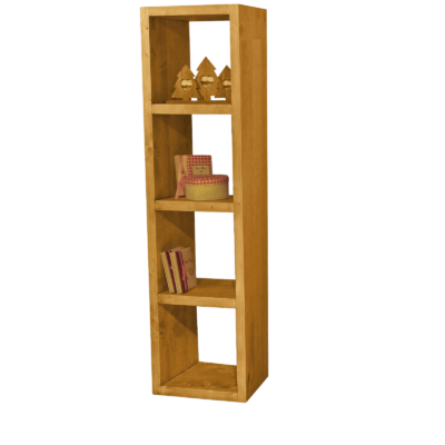 Étagère Cube 4 blocs en Pin Massif Chamonix meublespin.fr - mobilier et de décoration de style montagne ou chalet- meubles en pin, mobilier en bois massif de qualité, canapés convertibles - https://meublespin.fr