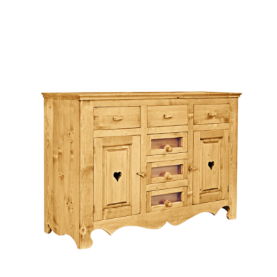 Buffet Bas 2 Portes+3 Tiroirs+3 Tiroirs Grainetiers en Pin Massif 138cm Buffets & bahuts en bois massif meublespin.fr - mobilier et de décoration de style montagne ou chalet- meubles en pin, mobilier en bois massif de qualité, canapés convertibles - https://meublespin.fr