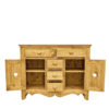 Buffet Bas Chamonix 2 Portes + 5 Tiroirs en Pin Massif 129 cm Buffets & bahuts en bois massif meublespin.fr - vente de mobilier et de décoration de style montagne ou chalet- vente de meubles en pin et canapés convertibles - https://meublespin.fr