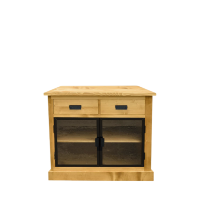 Buffet Bas Industriel LOFT 2 Portes + 2 Tiroirs en Bois et Métal Buffets & bahuts en bois massif meublespin.fr - mobilier et de décoration de style montagne ou chalet- meubles en pin, mobilier en bois massif de qualité, canapés convertibles - https://meublespin.fr