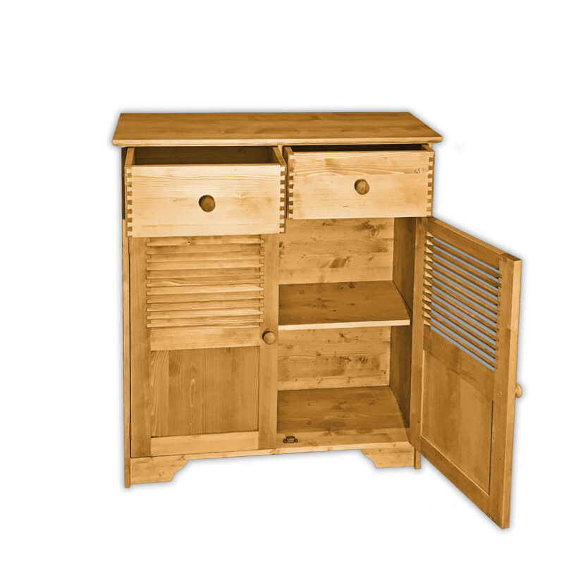Buffet Bas 2 Portes et 2 Tiroirs – Charme Buffets & bahuts en bois massif meublespin.fr - mobilier et de décoration de style montagne ou chalet- meubles en pin, mobilier en bois massif de qualité, canapés convertibles - https://meublespin.fr