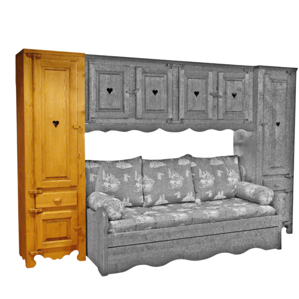 BONNETIERE CHAMONIX (Seule) 56 cm Chamonix meublespin.fr - vente de mobilier et de décoration de style montagne ou chalet- vente de meubles en pin et canapés convertibles - https://meublespin.fr