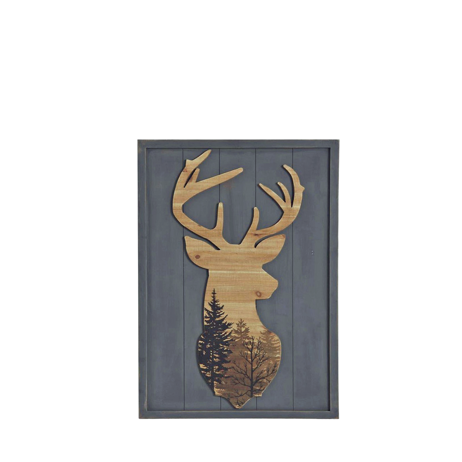 Cadre Déco en Bois Modèle CERF 48 x 72 cm - meublespin.fr - Cadres et déco Cadre Déco en Bois Modèle CERF 48 x 72 cm Cadres et déco meublespin.fr - mobilier et de décoration de style montagne ou chalet- meubles en pin, mobilier en bois massif de qualité, canapés convertibles - https://meublespin.fr