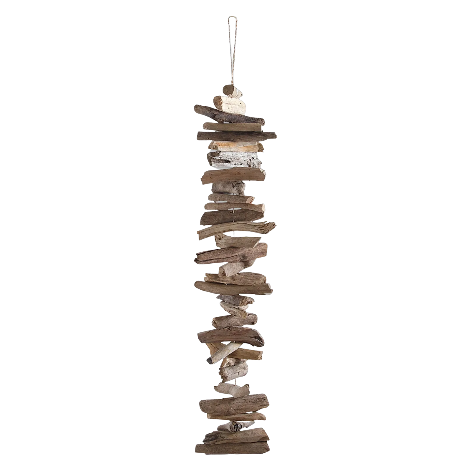 Décoration guirlande en bois flotté H 200 cm Cadres et déco meublespin.fr - mobilier et de décoration de style montagne ou chalet- meubles en pin, mobilier en bois massif de qualité, canapés convertibles - https://meublespin.fr