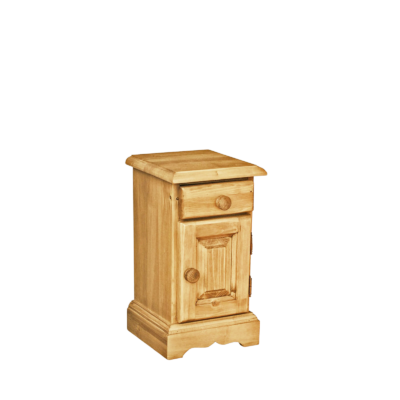 Chevet Mini 1 Porte 1 Tiroir 30 x 30 en Pin Massif Chevets meublespin.fr - mobilier et de décoration de style montagne ou chalet- meubles en pin, mobilier en bois massif de qualité, canapés convertibles - https://meublespin.fr