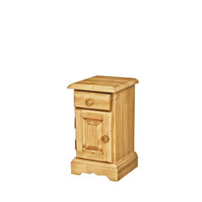 Chevet Mini 1 Porte 1 Tiroir 30 x 30 en Pin Massif charnières à gauche Chevets meublespin.fr - mobilier et de décoration de style montagne ou chalet- meubles en pin, mobilier en bois massif de qualité, canapés convertibles - https://meublespin.fr