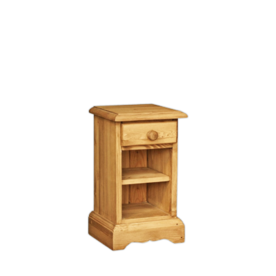 Chevet Mini 1 Tiroir 1 étagère 30 x 30 en Pin Massif Chevets meublespin.fr - mobilier et de décoration de style montagne ou chalet- meubles en pin, mobilier en bois massif de qualité, canapés convertibles - https://meublespin.fr