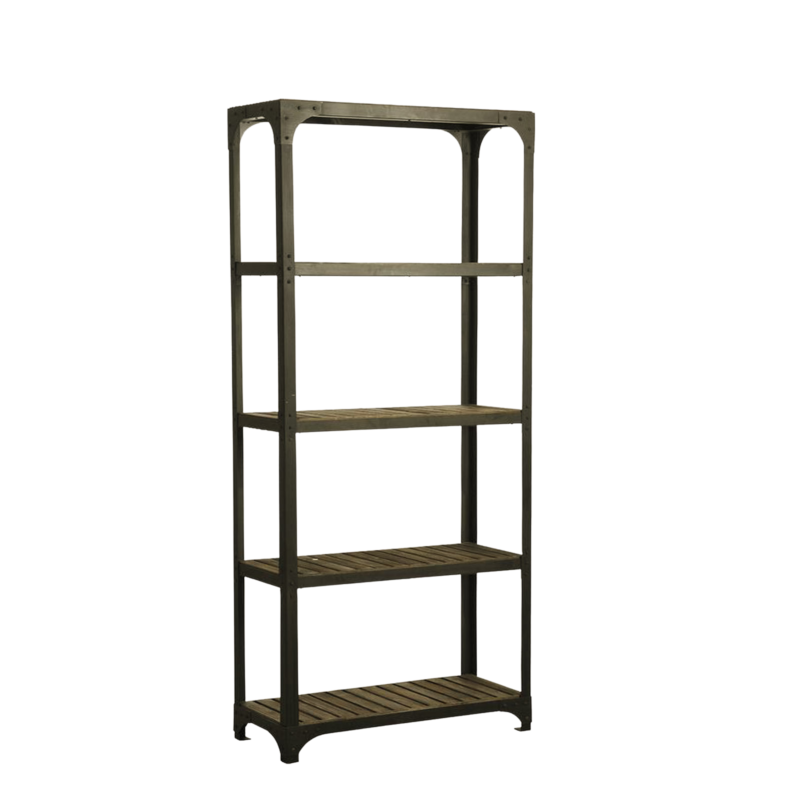 Étagère industrielle Métal et Bois 86 cm Étagères en Pin Massif meublespin.fr - mobilier et de décoration de style montagne ou chalet- meubles en pin, mobilier en bois massif de qualité, canapés convertibles - https://meublespin.fr