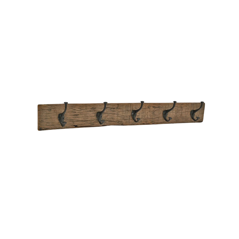 Patère 5 Têtes en Bois recyclé et Métal Patères et crochets meublespin.fr - mobilier et de décoration de style montagne ou chalet- meubles en pin, mobilier en bois massif de qualité, canapés convertibles - https://meublespin.fr