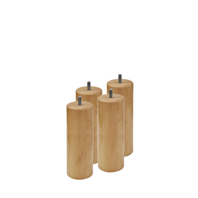 Jeux de 4 Pieds en bois pour sommier tapissier Sommiers meublespin.fr - mobilier et de décoration de style montagne ou chalet- meubles en pin, mobilier en bois massif de qualité, canapés convertibles - https://meublespin.fr