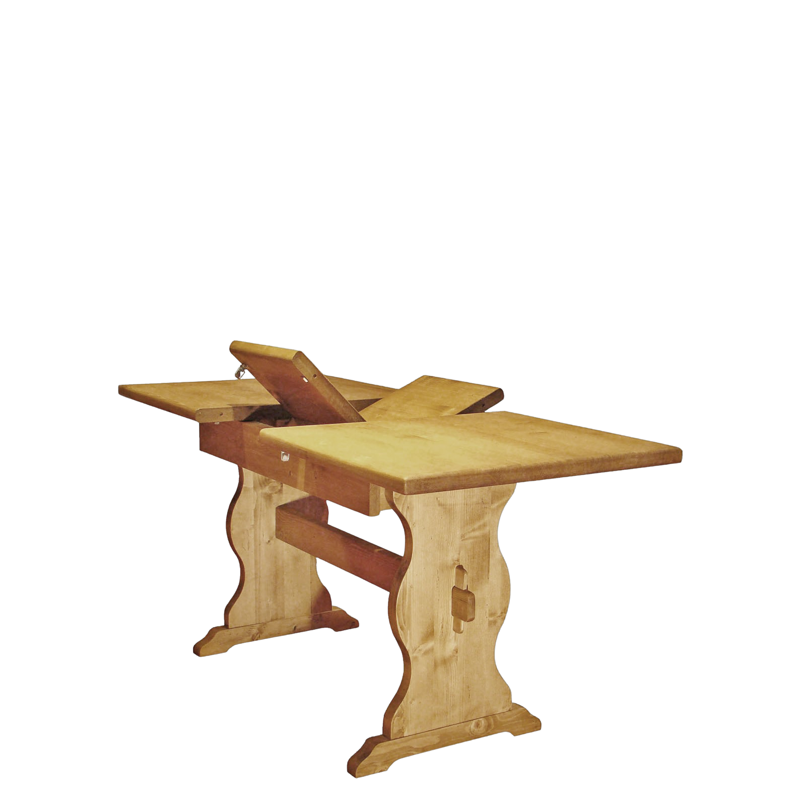 Table Monastère 140 x 80 cm (1 allonge/Plateau 45 mm) en Pin Massif - meublespin.fr - Chamonix Table Monastère 140 x 80 cm (1 allonge/Plateau 45 mm) en Pin Massif Chamonix meublespin.fr - mobilier et de décoration de style montagne ou chalet- meubles en pin, mobilier en bois massif de qualité, canapés convertibles - https://meublespin.fr