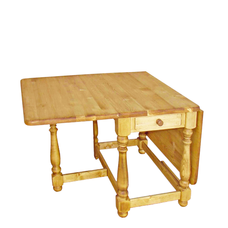 Table Pliante 160 x 90 cm en Pin Massif Ciré Chamonix meublespin.fr - mobilier et de décoration de style montagne ou chalet- meubles en pin, mobilier en bois massif de qualité, canapés convertibles - https://meublespin.fr