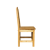 Chaise en bois massif rosace 1 Chamonix meublespin.fr - vente de mobilier et de décoration de style montagne ou chalet- vente de meubles en pin et canapés convertibles - https://meublespin.fr