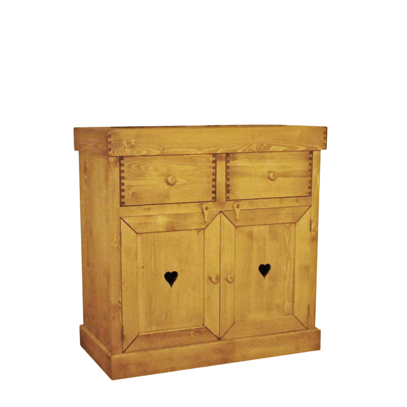 Buffet Bas Megève 2 Portes + 2 Tiroirs en Pin Massif Buffets & bahuts en bois massif meublespin.fr - mobilier et de décoration de style montagne ou chalet- meubles en pin, mobilier en bois massif de qualité, canapés convertibles - https://meublespin.fr