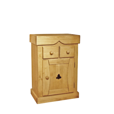 Confiturier Sapin 1 Porte + 2 Tiroirs en Pin Massif Confituriers en Pin Massif meublespin.fr - mobilier et de décoration de style montagne ou chalet- meubles en pin, mobilier en bois massif de qualité, canapés convertibles - https://meublespin.fr