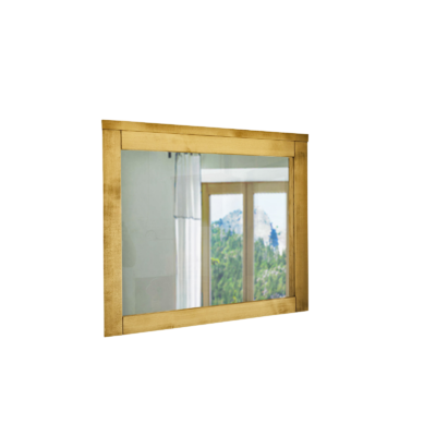 Miroir de Salle de bain en Pin Style Contemporain Miroirs meublespin.fr - mobilier et de décoration de style montagne ou chalet- meubles en pin, mobilier en bois massif de qualité, canapés convertibles - https://meublespin.fr