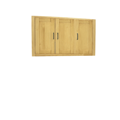 élément haut 120 cm 3 Portes H70 cm MORZINE en Pin Massif Cuisine Morzine meublespin.fr - mobilier et de décoration de style montagne ou chalet- meubles en pin, mobilier en bois massif de qualité, canapés convertibles - https://meublespin.fr