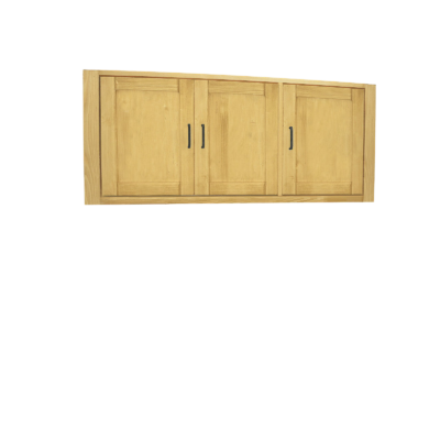 élément haut 150 cm 3 Portes H63 cm MORZINE en Pin Massif Cuisine Morzine meublespin.fr - mobilier et de décoration de style montagne ou chalet- meubles en pin, mobilier en bois massif de qualité, canapés convertibles - https://meublespin.fr