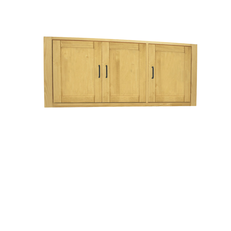 élément haut 150 cm 3 Portes H63 cm MORZINE en Pin Massif Cuisine Morzine meublespin.fr - mobilier et de décoration de style montagne ou chalet- meubles en pin, mobilier en bois massif de qualité, canapés convertibles - https://meublespin.fr