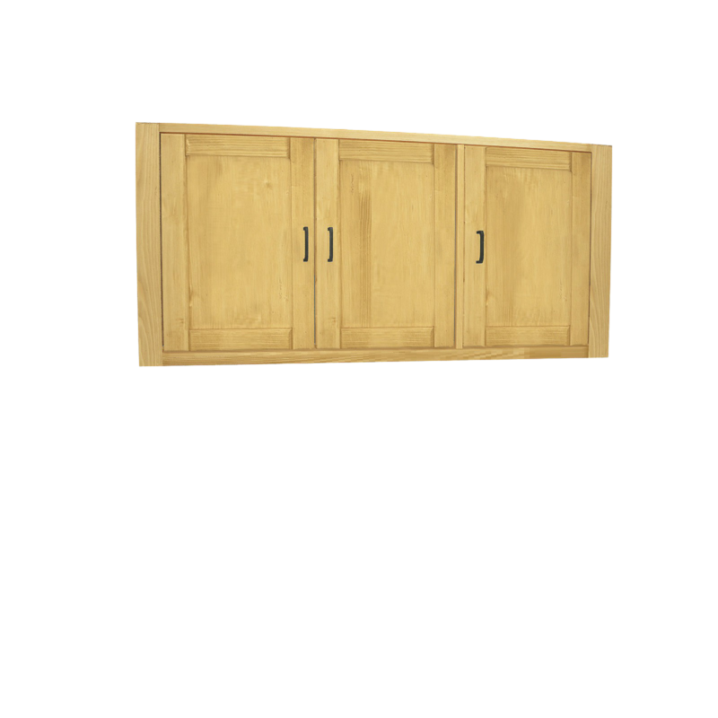 élément haut 150 cm 3 Portes H70 cm MORZINE en Pin Massif Cuisine Morzine meublespin.fr - mobilier et de décoration de style montagne ou chalet- meubles en pin, mobilier en bois massif de qualité, canapés convertibles - https://meublespin.fr