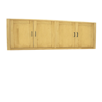 élément haut 200 cm 4 Portes H63 cm MORZINE en Pin Massif Cuisine Morzine meublespin.fr - mobilier et de décoration de style montagne ou chalet- meubles en pin, mobilier en bois massif de qualité, canapés convertibles - https://meublespin.fr