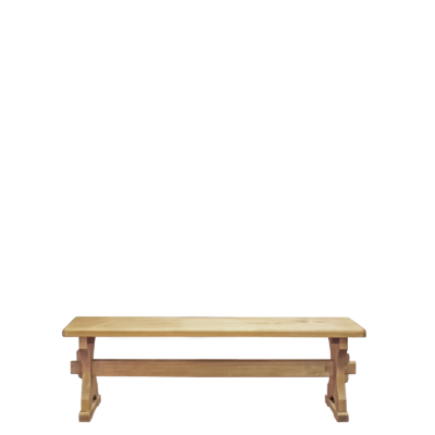 Banc pied monastère en pin massif Chamonix 140 cm Chamonix meublespin.fr - mobilier et de décoration de style montagne ou chalet- meubles en pin, mobilier en bois massif de qualité, canapés convertibles - https://meublespin.fr