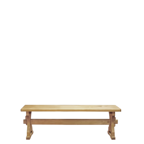 Banc pied monastère en pin massif Chamonix 140 cm Chamonix meublespin.fr - vente de mobilier et de décoration de style montagne ou chalet- vente de meubles en pin et canapés convertibles - https://meublespin.fr