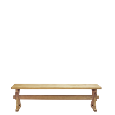 Banc pied monastère en pin massif Chamonix 160 cm Chamonix meublespin.fr - mobilier et de décoration de style montagne ou chalet- meubles en pin, mobilier en bois massif de qualité, canapés convertibles - https://meublespin.fr