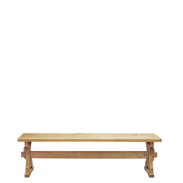 Banc pied monastère en pin massif Chamonix 160 cm Chamonix meublespin.fr - vente de mobilier et de décoration de style montagne ou chalet- vente de meubles en pin et canapés convertibles - https://meublespin.fr