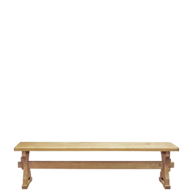 Banc pied monastère en pin massif Chamonix 180 cm Chamonix meublespin.fr - mobilier et de décoration de style montagne ou chalet- meubles en pin, mobilier en bois massif de qualité, canapés convertibles - https://meublespin.fr