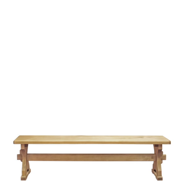 Banc pied monastère en pin massif Chamonix 180 cm Chamonix meublespin.fr - vente de mobilier et de décoration de style montagne ou chalet- vente de meubles en pin et canapés convertibles - https://meublespin.fr