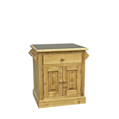 Billot de cuisine simple face en pin massif 74 cm Chamonix meublespin.fr - mobilier et de décoration de style montagne ou chalet- meubles en pin, mobilier en bois massif de qualité, canapés convertibles - https://meublespin.fr