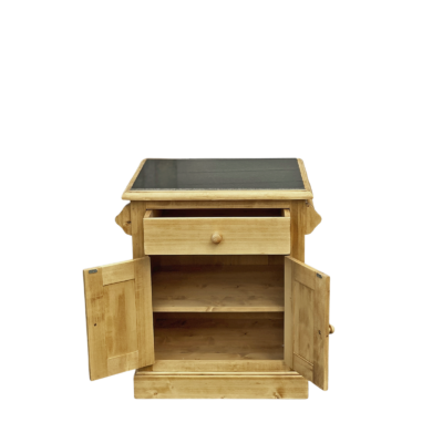 Billot de cuisine simple face en pin massif 74 cm Chamonix meublespin.fr - mobilier et de décoration de style montagne ou chalet- meubles en pin, mobilier en bois massif de qualité, canapés convertibles - https://meublespin.fr