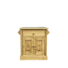 Billot de cuisine simple face en pin massif 74 cm Chamonix meublespin.fr - mobilier et de décoration de style montagne ou chalet- meubles en pin, mobilier en bois massif de qualité, canapés convertibles - https://meublespin.fr