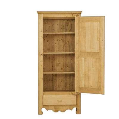 Bonnetière 1 Porte et 1 Tiroir Chamonix en Pin Massif Armoires en bois massif meublespin.fr - mobilier et de décoration de style montagne ou chalet- meubles en pin, mobilier en bois massif de qualité, canapés convertibles - https://meublespin.fr